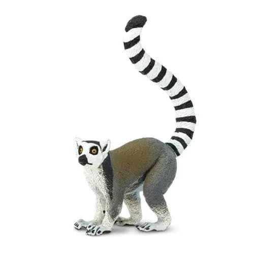 Safari Ltd. Ring-Tailed Lemur Toy - 4 Inch Wildlife Figure for Kids Ages 3+ | Madagascar Primate Play thumbnail 1