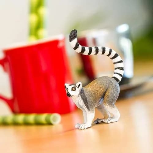 Safari Ltd. Ring-Tailed Lemur Toy - 4 Inch Wildlife Figure for Kids Ages 3+ | Madagascar Primate Play thumbnail 5