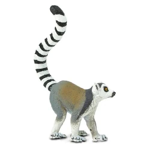 Safari Ltd. Ring-Tailed Lemur Toy - 4 Inch Wildlife Figure for Kids Ages 3+ | Madagascar Primate Play thumbnail 2