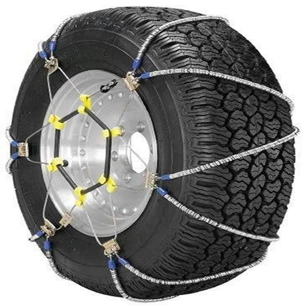 SCC Tire Chain ZT747 Super Z LT Light Truck & SUV | Fast Install, Durable, All Systems Compatible — Silver / ZT741