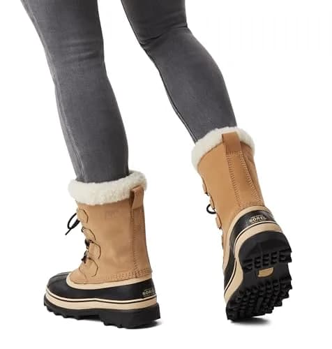 Sorel Women's Caribou Waterproof Snow Boots | Waterproof Nubuck Upper, Removable Felt Liner, Mid-Calf thumbnail 2