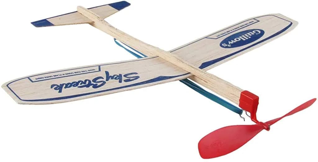 Guillow's Sky Streak Twin Pack | Rubber Band Powered Airplane for Kids & Collectors