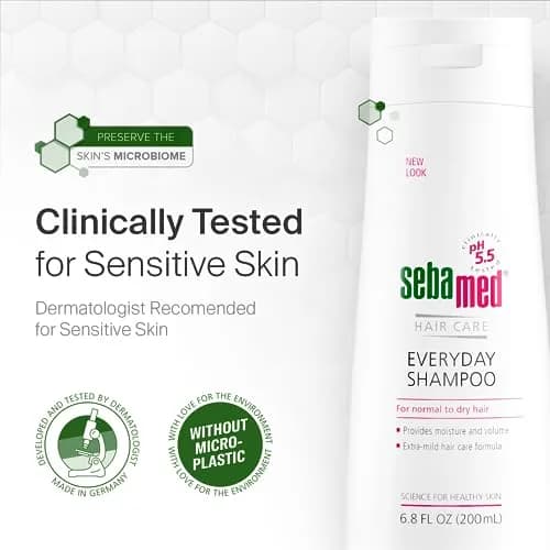 SEBAMED Everyday Shampoo for All Hair Types & Sensitive Scalp | pH 5.5, 200ml thumbnail 6