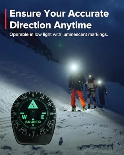 SUUNTO Clipper Compass Black | Attaches to Strap, Sleeve or Map Edge | Northern Hemisphere Needle thumbnail 4
