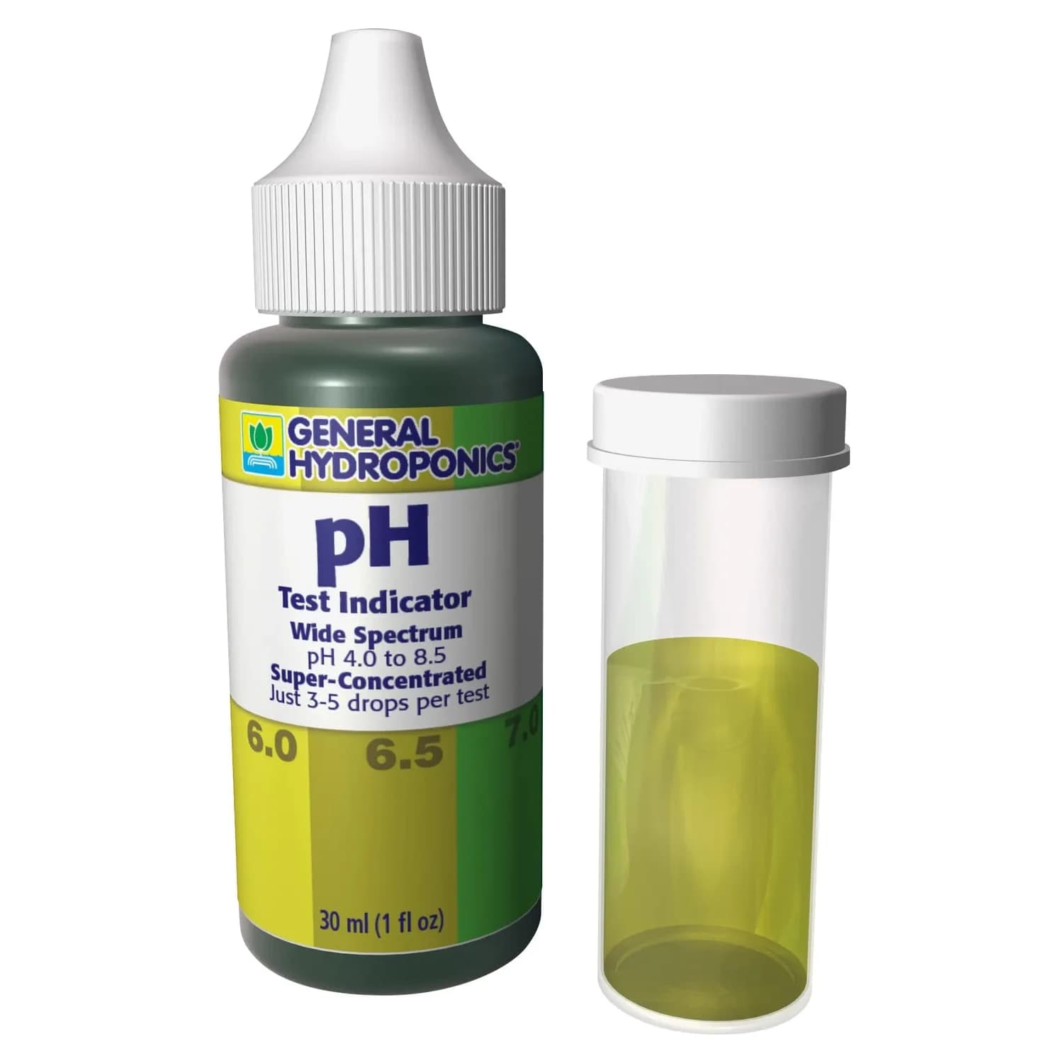 General Hydroponics pH Test Kit 1 oz (29.57 ml) | Accurate pH Testing for Hydroponics - main product image