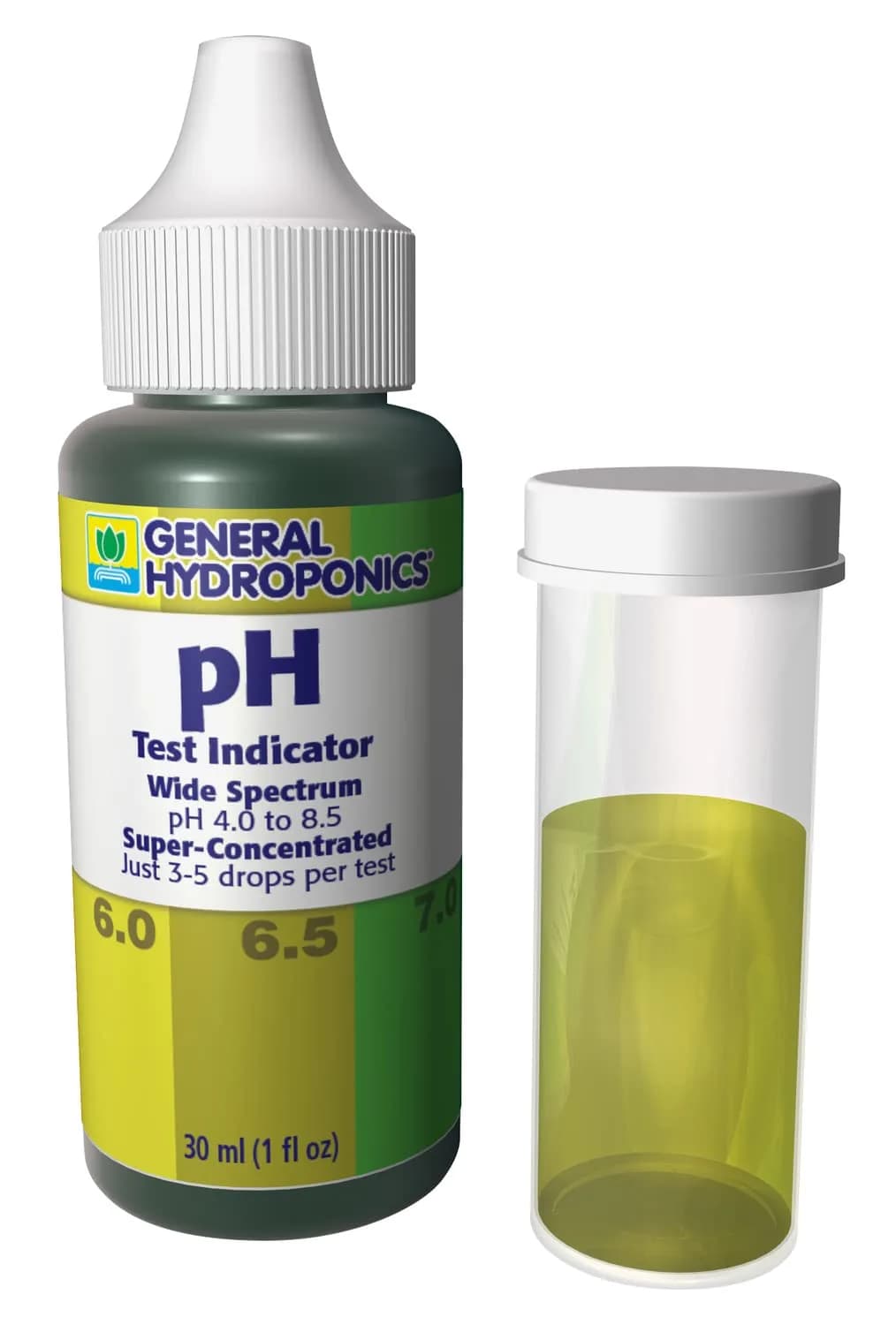 General Hydroponics pH Test Kit 1 oz (29.57 ml) | Accurate pH Testing for Hydroponics - main product image