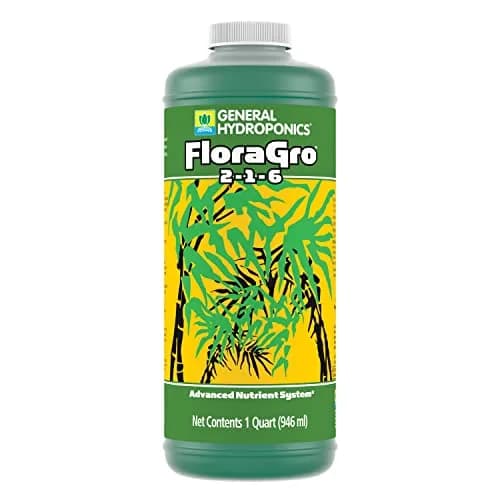 General Hydroponics FloraGro Liquid Nutrient 0.9L (1 Quart) | Stimulates Vegetative Growth thumbnail 4