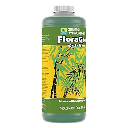 General Hydroponics FloraGro Liquid Nutrient 0.9L (1 Quart) | Stimulates Vegetative Growth thumbnail 5