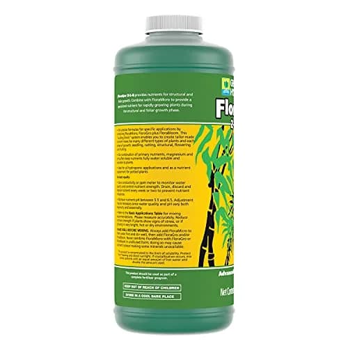 General Hydroponics FloraGro Liquid Nutrient 0.9L (1 Quart) | Stimulates Vegetative Growth thumbnail 9