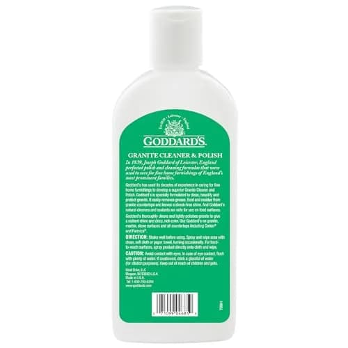Goddard's Granite & Marble Countertop Polish 237ml (8 Fl Oz) | Streak-Free Shine & Stain Protection thumbnail 2