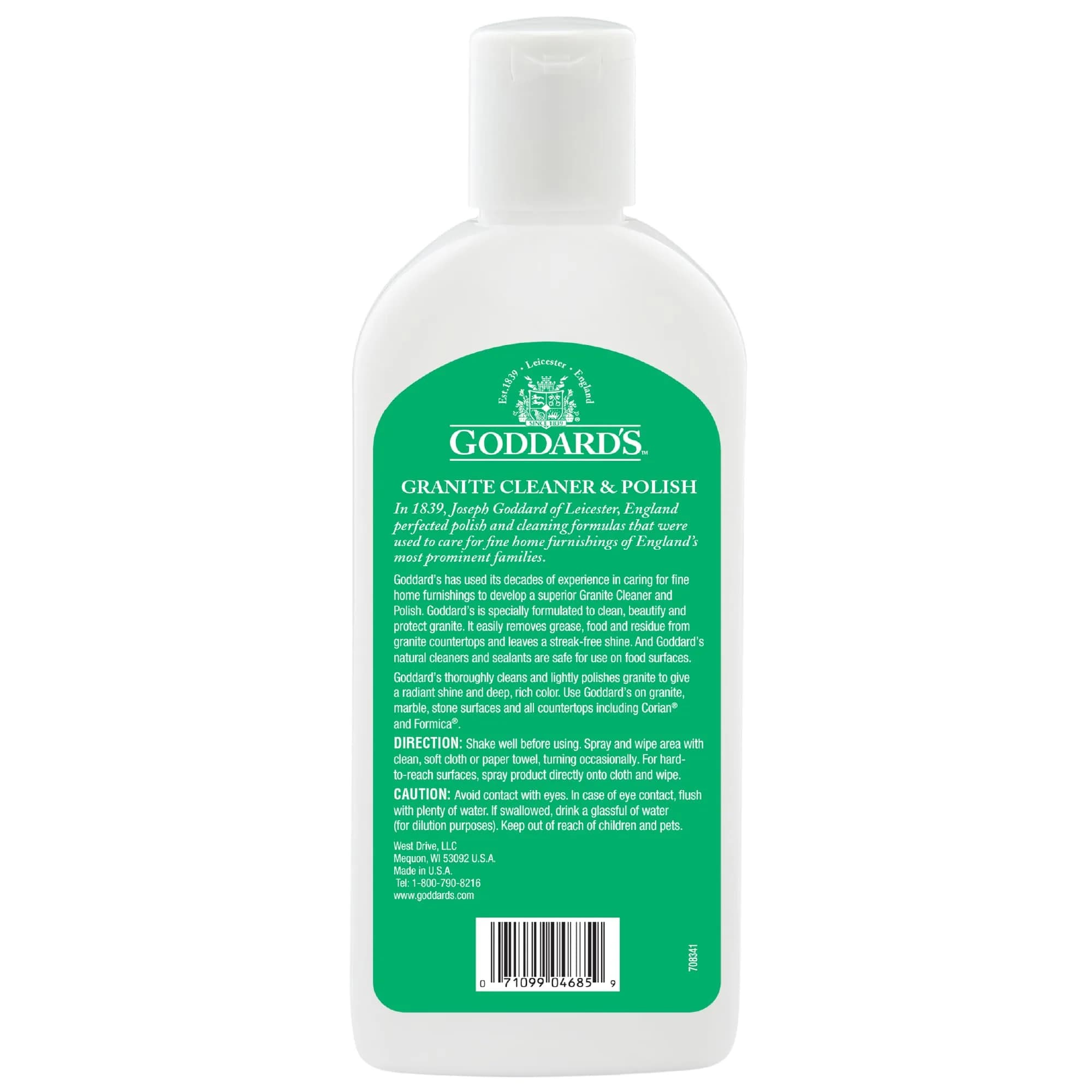 Goddard's Granite & Marble Countertop Polish 237ml (8 Fl Oz) | Streak-Free Shine & Stain Protection - view 2