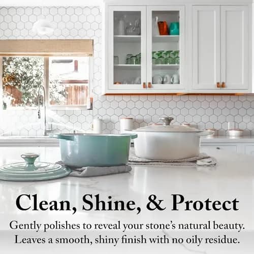 Goddard's Granite & Marble Countertop Polish 237ml (8 Fl Oz) | Streak-Free Shine & Stain Protection thumbnail 3