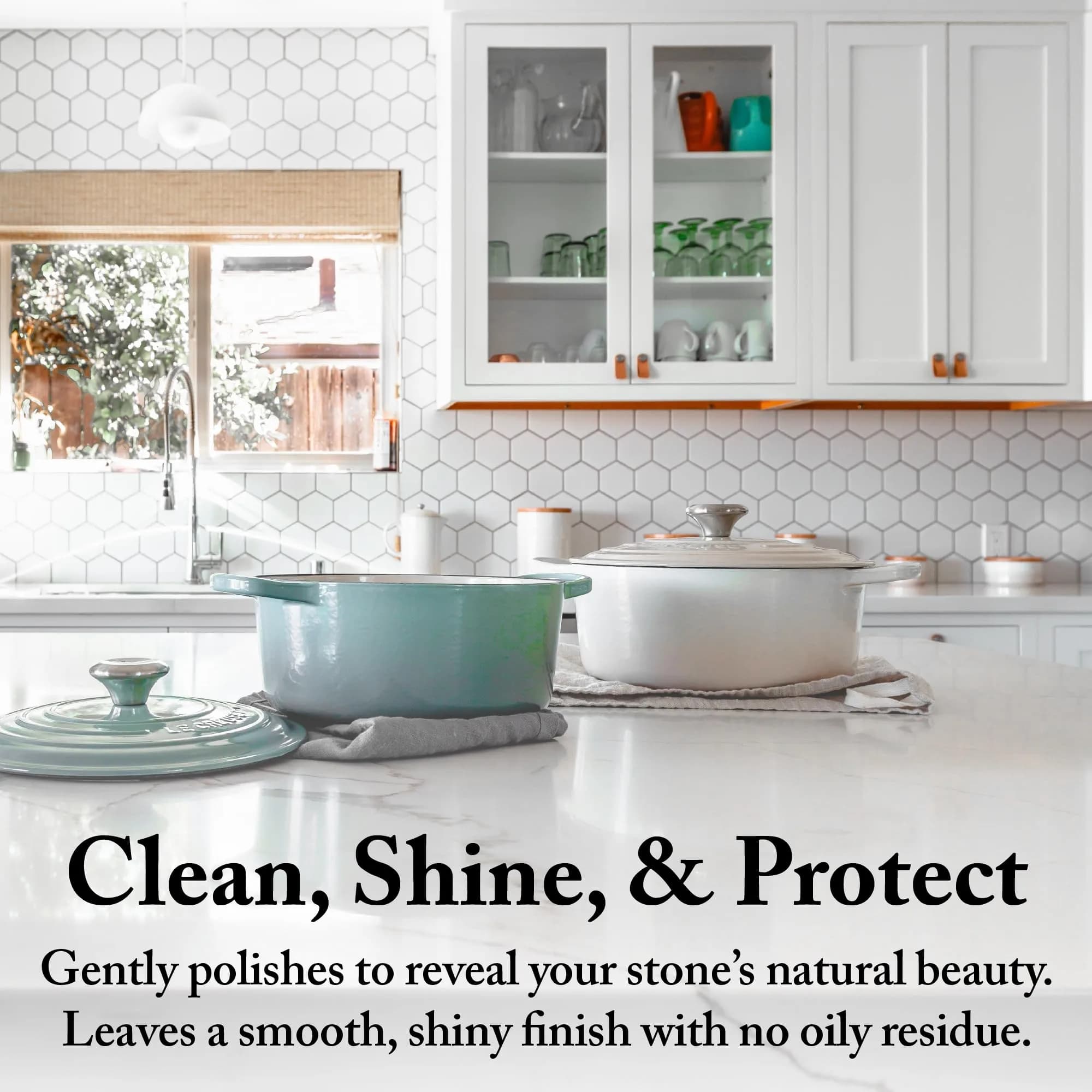 Goddard's Granite & Marble Countertop Polish 237ml (8 Fl Oz) | Streak-Free Shine & Stain Protection - view 3