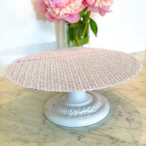 Ateco 12" Cast Iron Cake Stand with Non-Slip Pad | Heavy Duty, Durable & Made in USA thumbnail 5