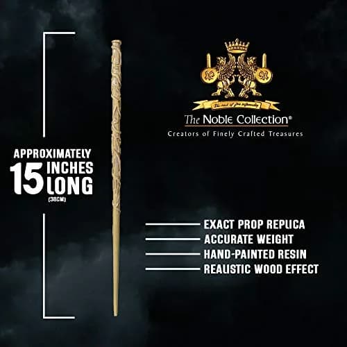 The Noble Collection Hermione Granger's Wand with Ollivanders Wand Box | Authentic Prop Replica (38.1 cm / 15 inch) thumbnail 3