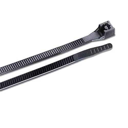 Gardner Bender 8 Inch 75 lb. Tensile Strength Nylon Cable Ties | 500 Pack, Natural Color — 10-Pack