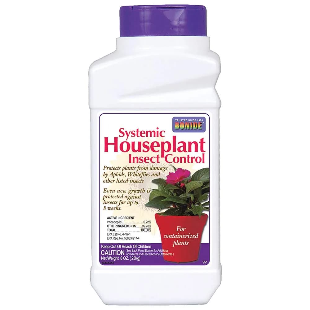 Bonide Systemic Houseplant Insect Control 8 oz Granules | Protects Indoor & Outdoor Plants from Insects