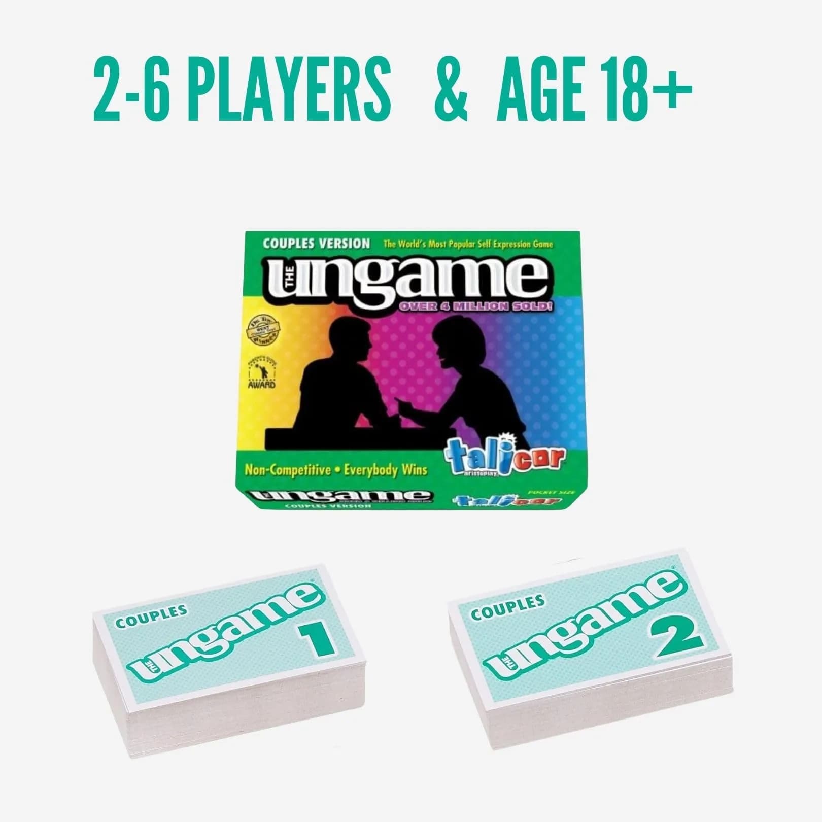 TaliCor Pocket Ungame Couples Edition Card Game | 140 Cards for Deeper Connection - view 4
