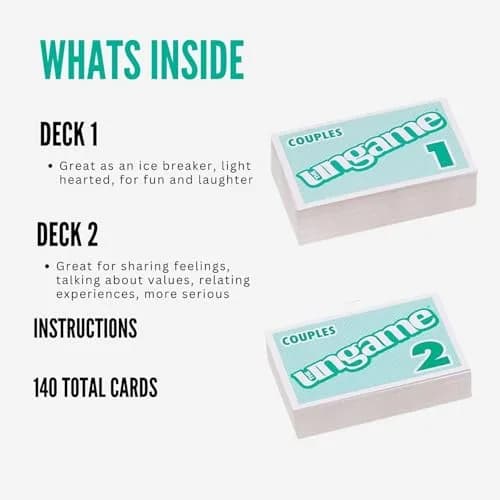 TaliCor Pocket Ungame Couples Edition Card Game | 140 Cards for Deeper Connection thumbnail 5