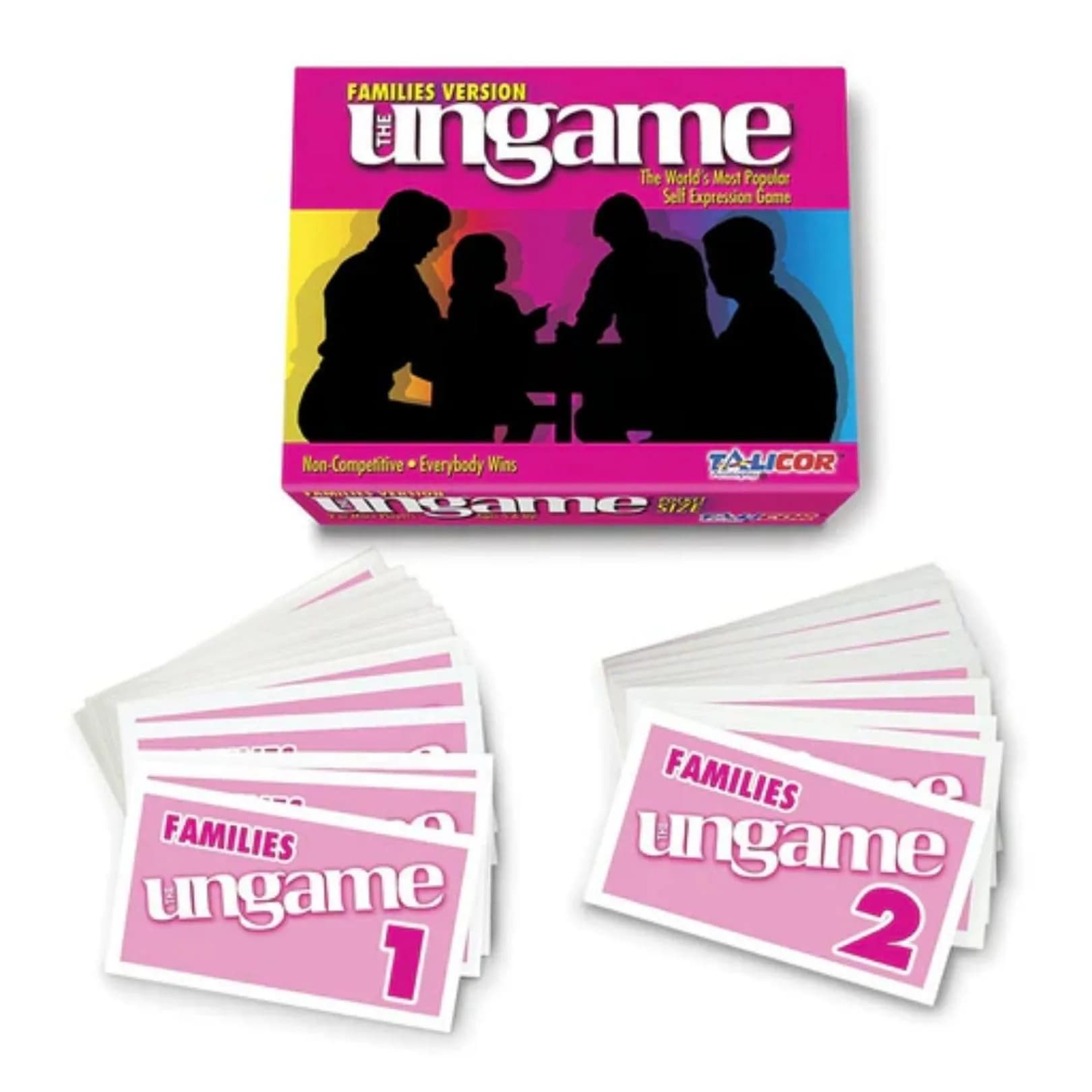 TaliCor Pocket UNGAME Families Edition Card Game 140 Cards | Non-Competitive Conversation Starter for Ages 5+ - main product image