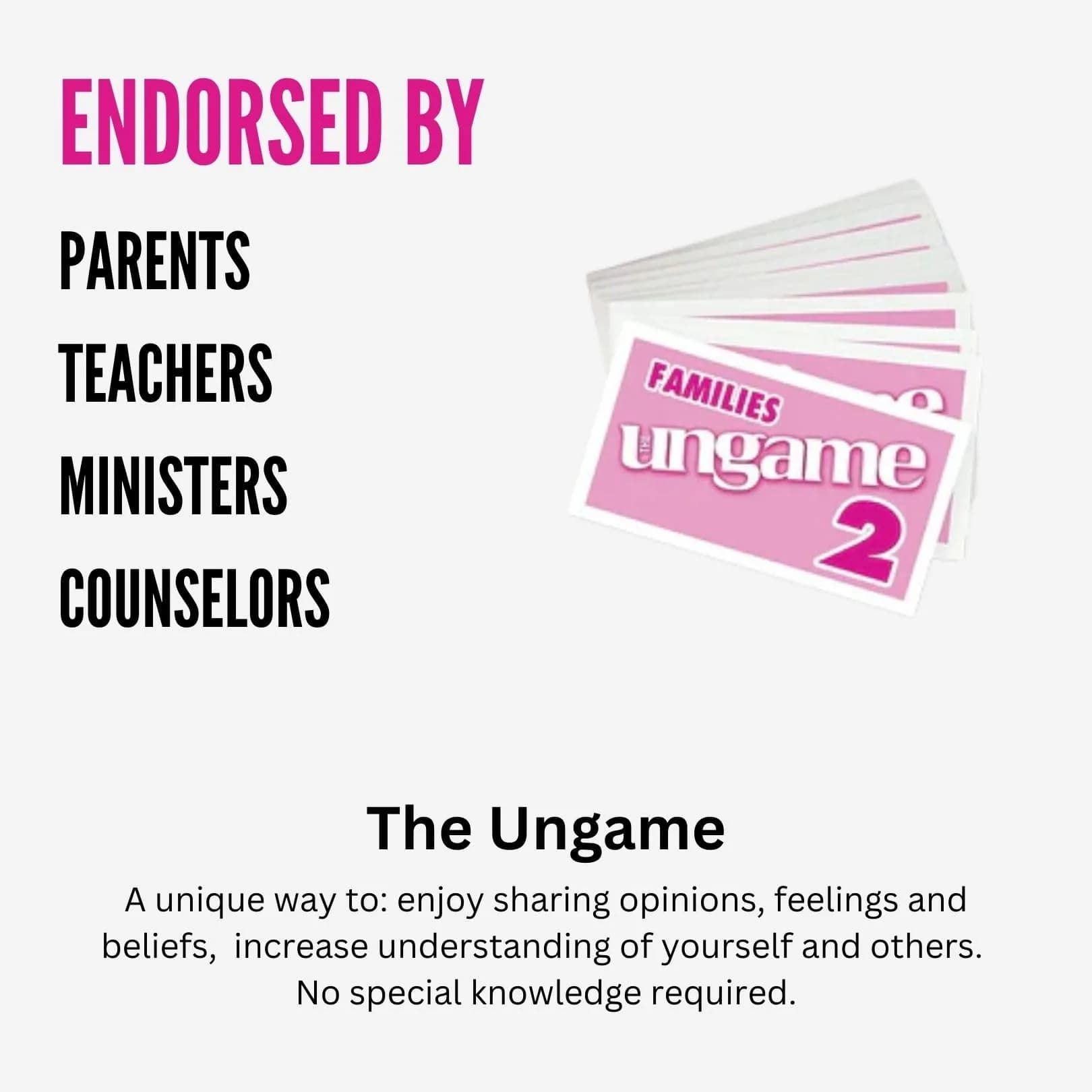 TaliCor Pocket UNGAME Families Edition Card Game 140 Cards | Non-Competitive Conversation Starter for Ages 5+ - view 7