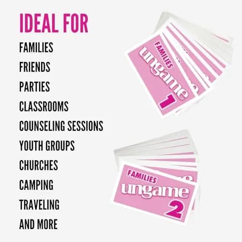 TaliCor Pocket UNGAME Families Edition Card Game 140 Cards | Non-Competitive Conversation Starter for Ages 5+ thumbnail 2