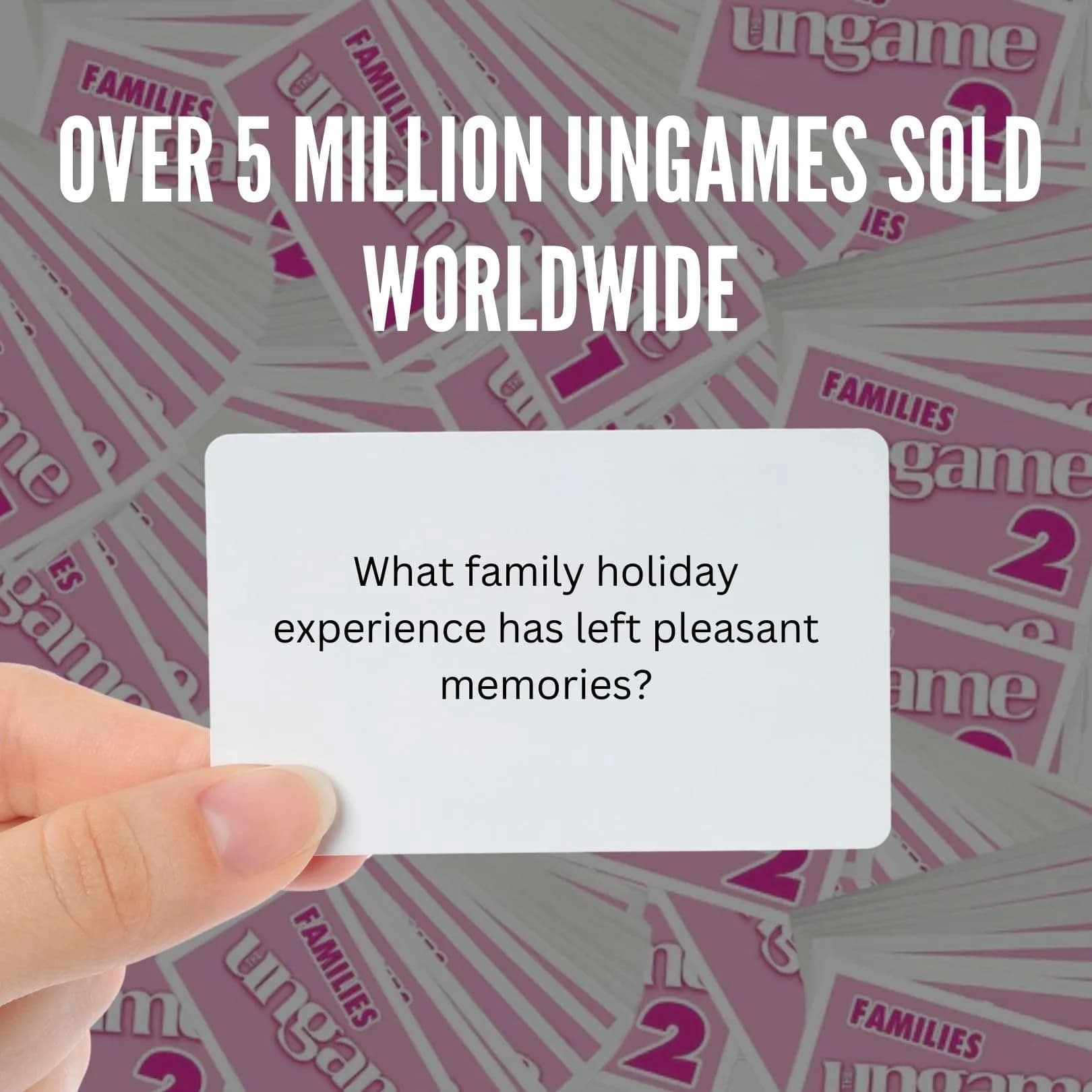 TaliCor Pocket UNGAME Families Edition Card Game 140 Cards | Non-Competitive Conversation Starter for Ages 5+ - view 3
