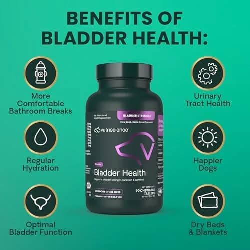 VetriScience Bladder Health for Dogs 90 Count Chewable Tablets | Supports Urinary Tract Health & Reduces Leakage thumbnail 6