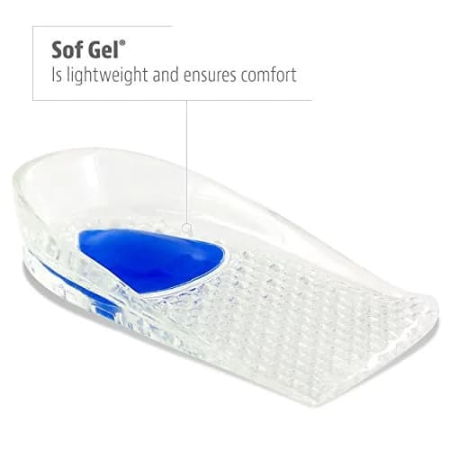 Sof Sole Gel Heel Cup Shoe Insoles Men 7-12 | Heel Pain Relief & Shoe Fit Support thumbnail 3