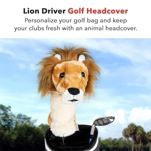 Daphne's Headcovers Lion Driver Headcover | Premium Golf Club Cover | Stylish Club Protection | Men's & Women's Golf Gear thumbnail 2