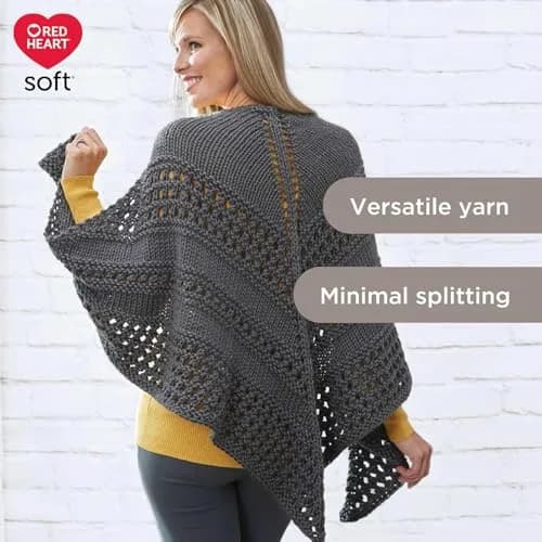 Red Heart Soft Yarn, Black | Ultra Soft Acrylic Yarn for Knitting & Crochet thumbnail 6
