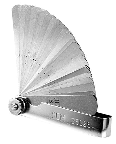 OEMTOOLS 26 Blade Master Feeler Gauge Set 0.038-0.635 mm (0.0015-0.025 Inch) | Precision Gap Measurement Tool thumbnail 1