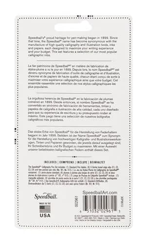 Speedball Basic Calligraphy Set, Set of 7 | Ideal for Beginners & Fine Lettering thumbnail 2