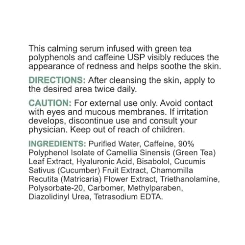 Replenix Caffeine Fortified Calming Face Serum with Hyaluronic Acid for Sensitive Skin | 1 Fl Oz thumbnail 6