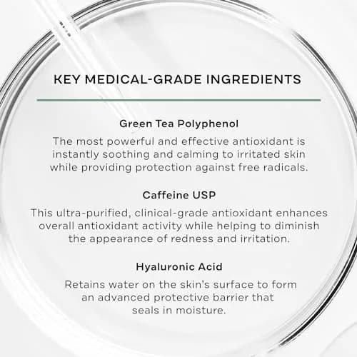 Replenix Caffeine Fortified Calming Face Serum with Hyaluronic Acid for Sensitive Skin | 1 Fl Oz thumbnail 3