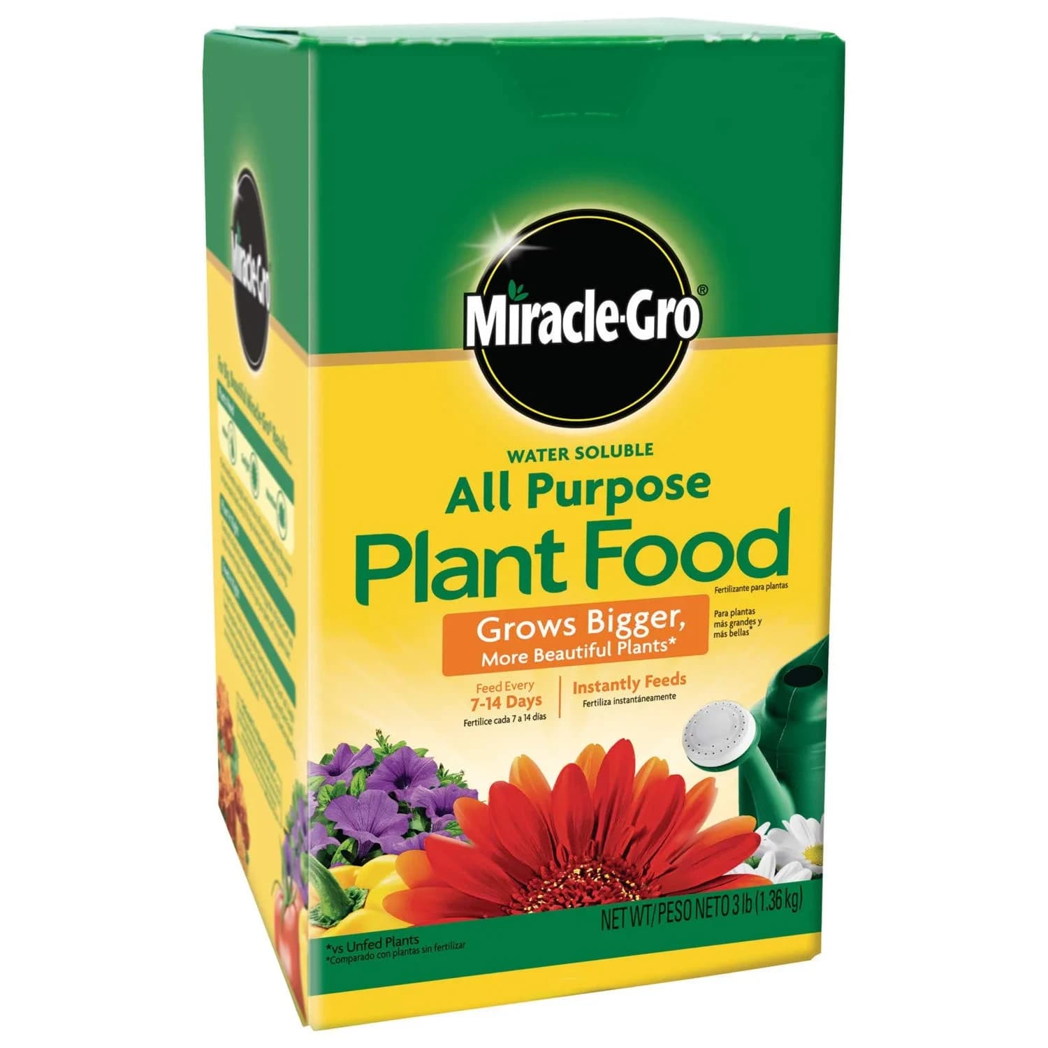 Miracle-Gro Water Soluble All Purpose Plant Food 3 lb. (1.36 kg) | Feeds All Plants Instantly