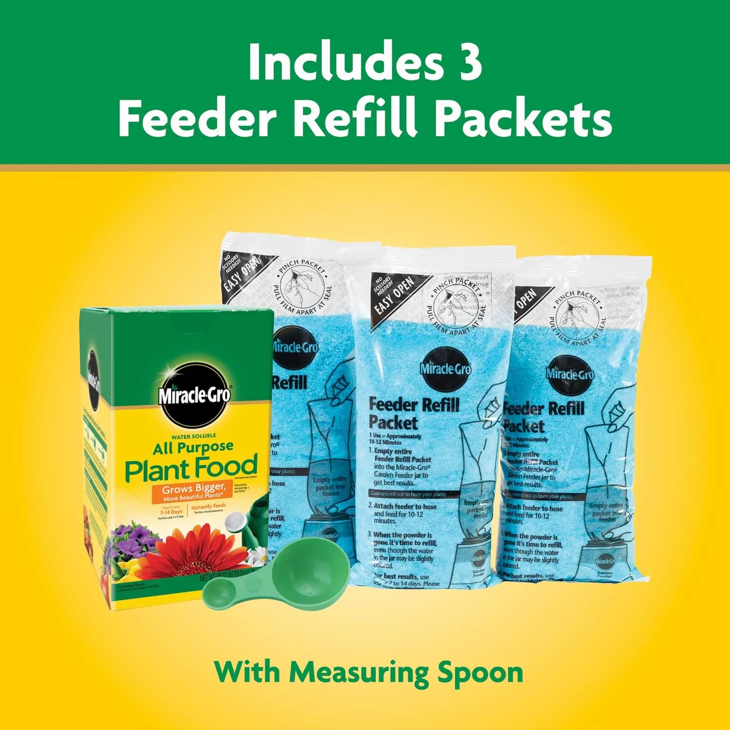 Miracle-Gro Water Soluble All Purpose Plant Food 3 lb. (1.36 kg) | Feeds All Plants Instantly - view 2