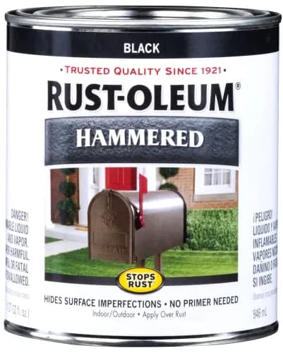 Rust-Oleum Stops Rust Hammered Enamel Paint 32 Fl Oz | Rust & Corrosion Resistant Finish for Metal & Wood thumbnail 1