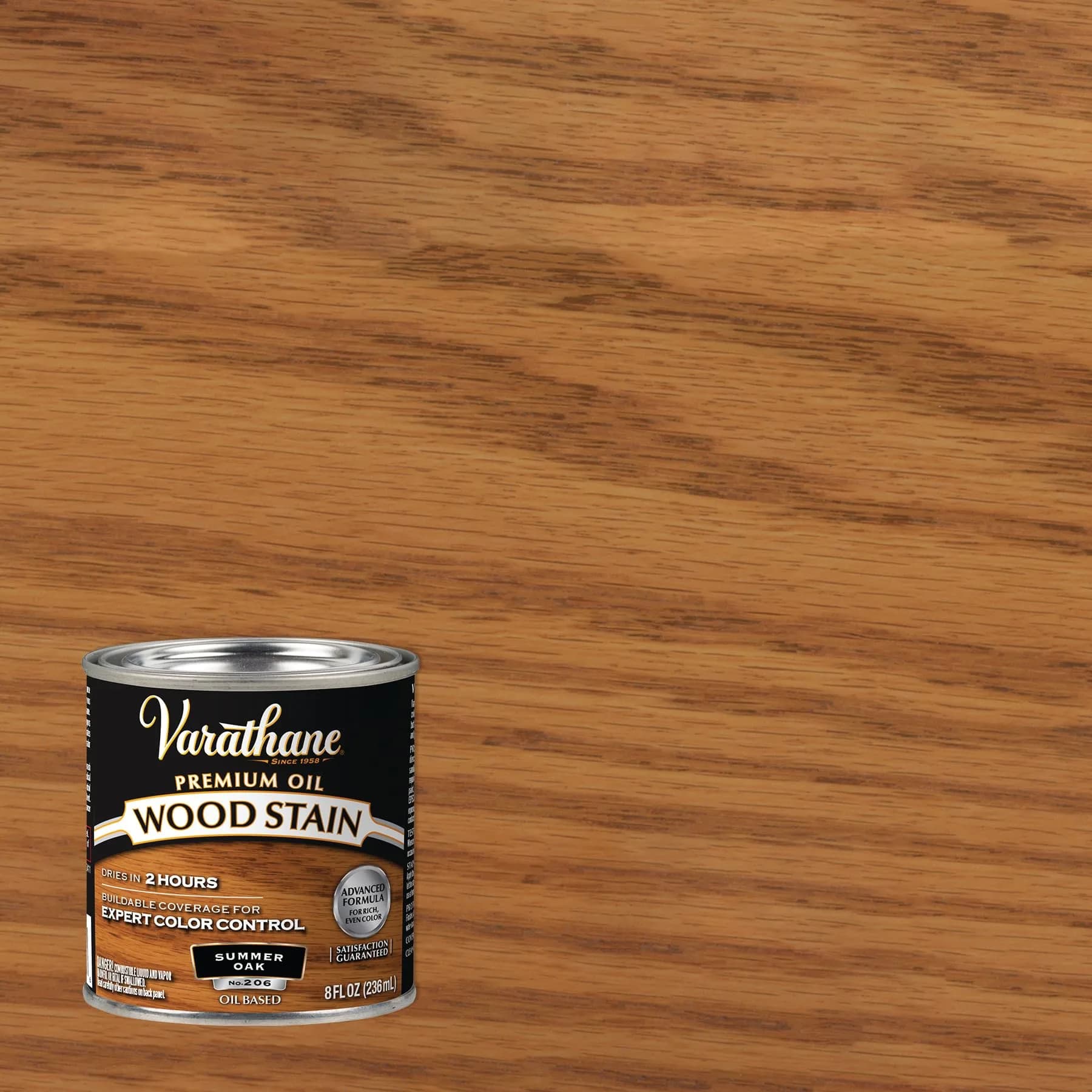 Varathane Premium Wood Stain - Multicolor, Half Pint (Pack of 1) for Interior Wood - view 2