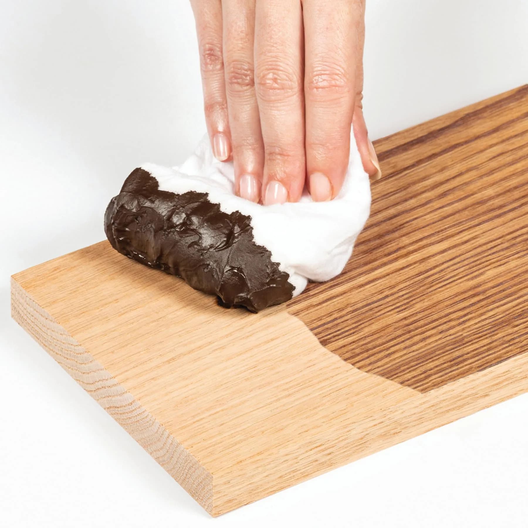 Varathane Traditional Pecan Oil-Based Interior Wood Stain 236ml (1/2 pt) | Deep Rich Color & Grain Enhancement - view 4
