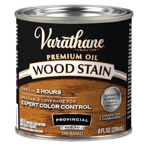 Varathane Wood Stain Provincial Half Pint | Deep Grain Enhancement, Natural Finish thumbnail 1