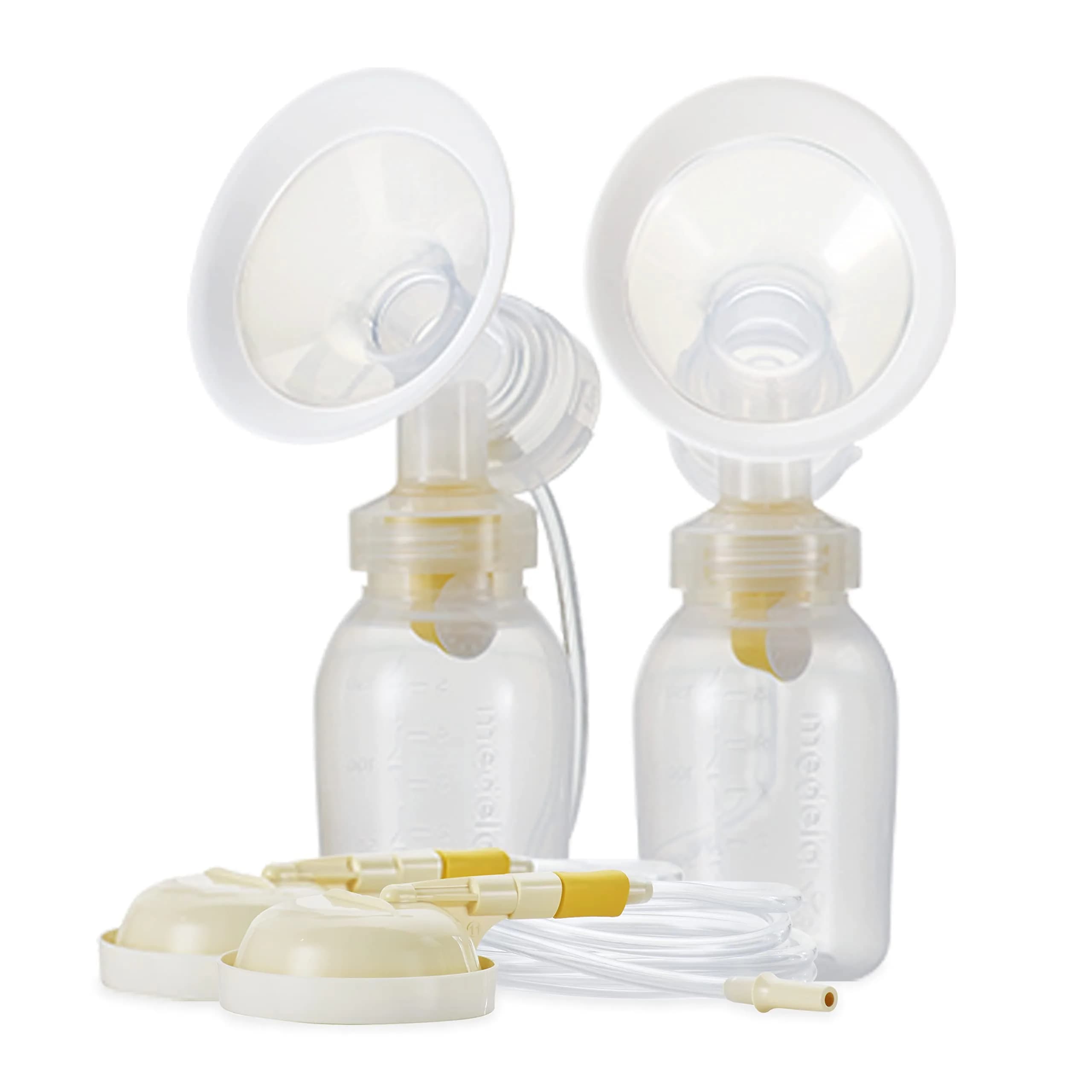 Medela Symphony Breast Pump Double Pumping Kit with 24mm Shields & 5oz Bottles | 150ml (5oz) Capacity — Clear