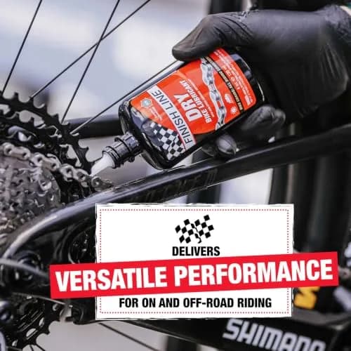 Finish Line DryDry Chain Lubricant 59ml (2 Fl Oz) | Ceramic Technology for Dry & Dusty Indian Roads thumbnail 7