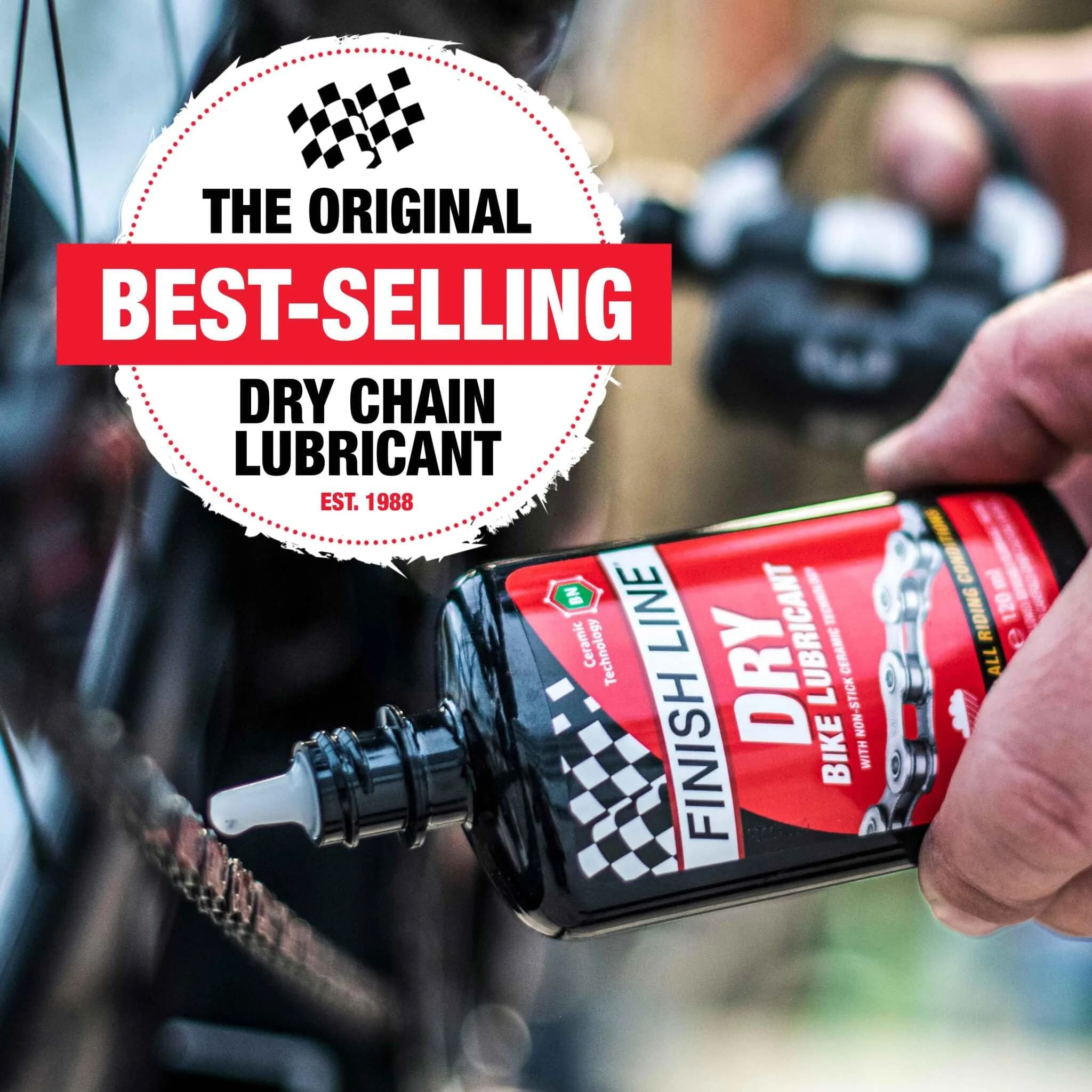 Finish Line DryDry Chain Lubricant 59ml (2 Fl Oz) | Ceramic Technology for Dry & Dusty Indian Roads - view 4