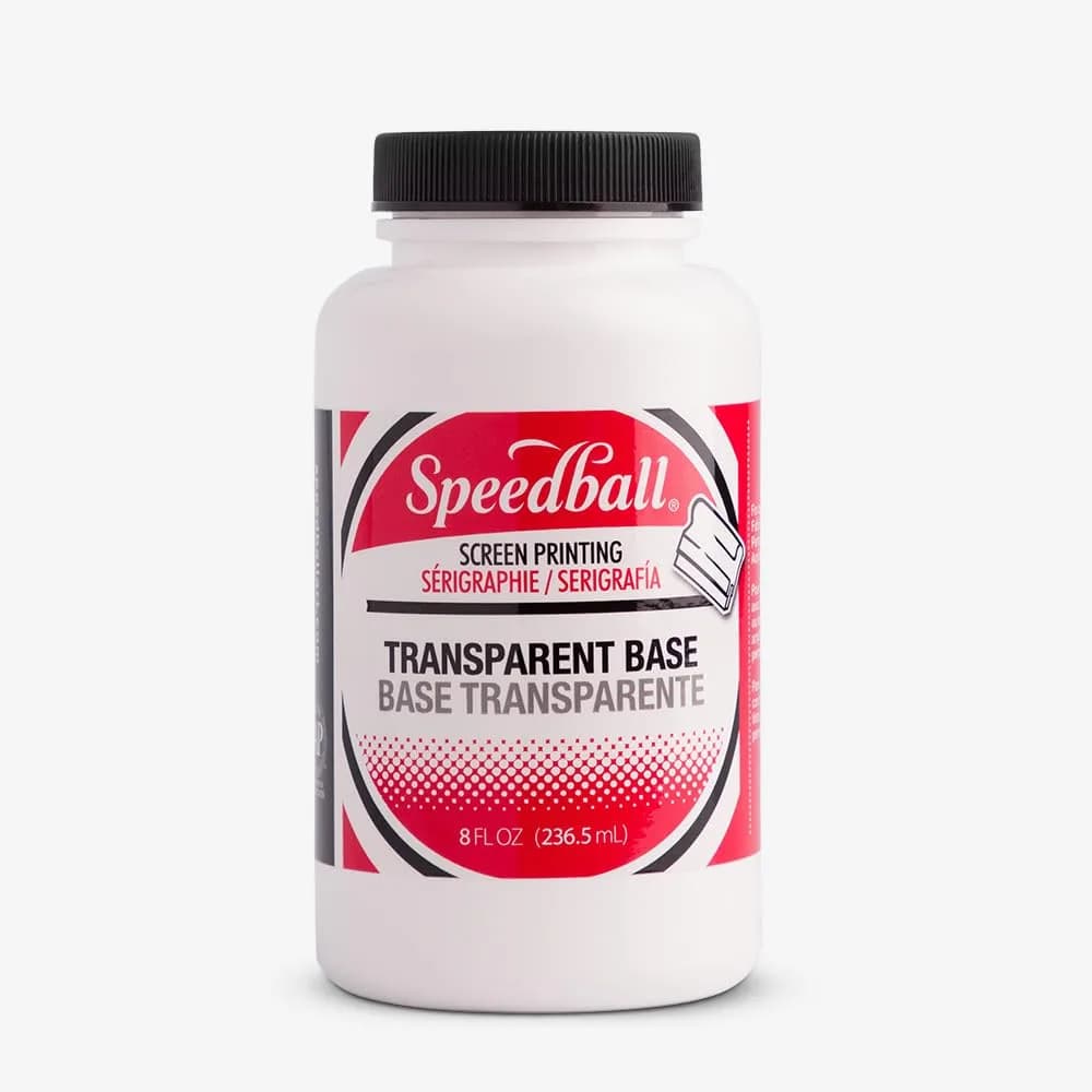 Speedball Fabric & Acrylic Transparent Base 8oz | Perfect for textile screen printing in India - main product image