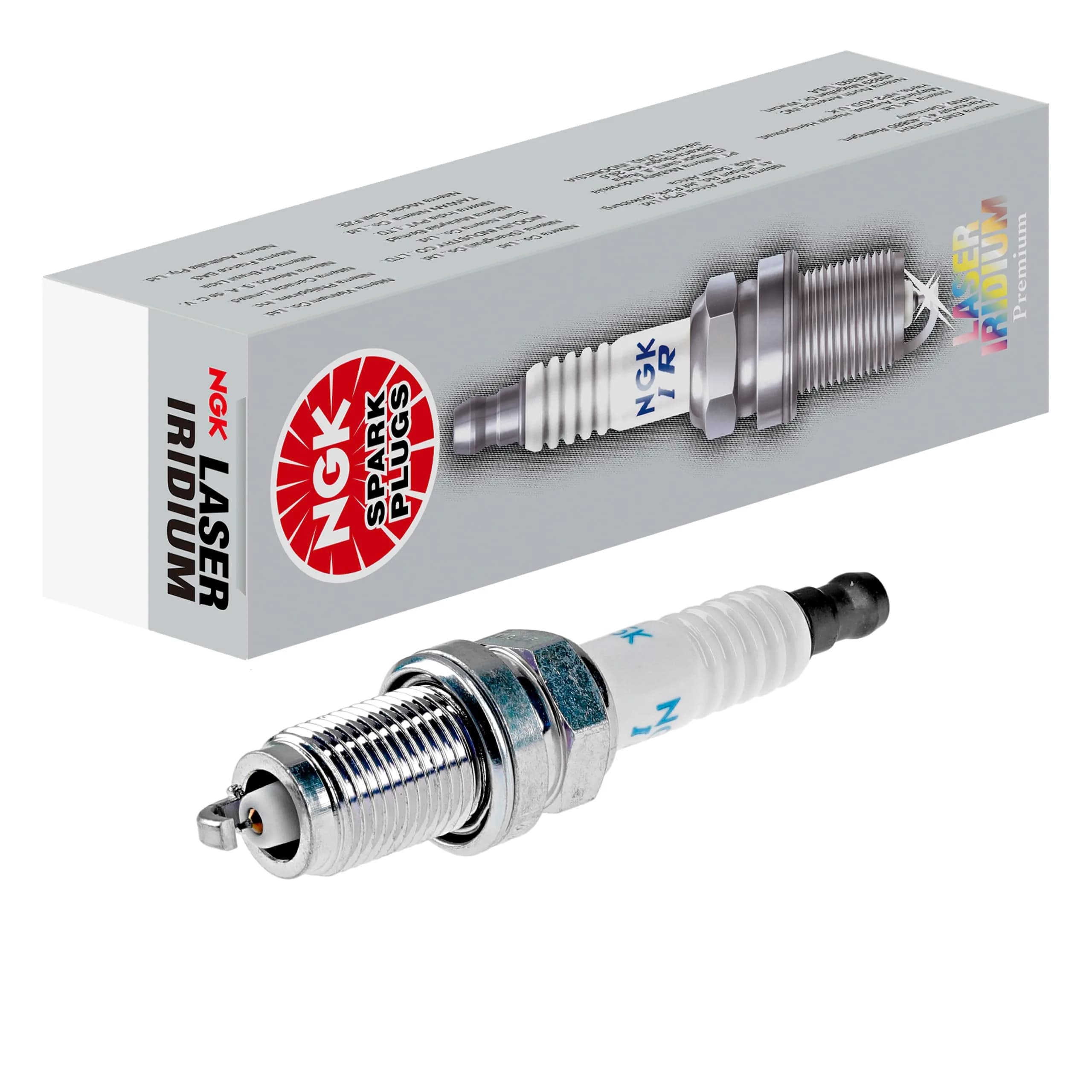 NGK Laser Iridium Spark Plug IZFR6K13 14mm Thread, 0.749 in Reach | High Durability & Faster Starts