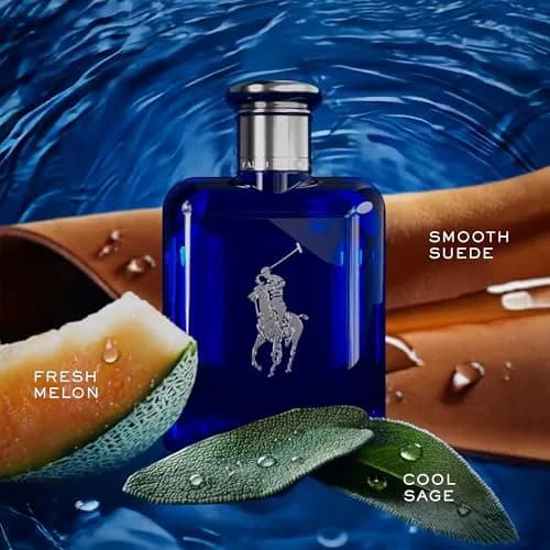 Ralph Lauren Polo Blue Eau de Toilette 1.35 Fl Oz | Fresh Aquatic Fragrance for Men thumbnail 3