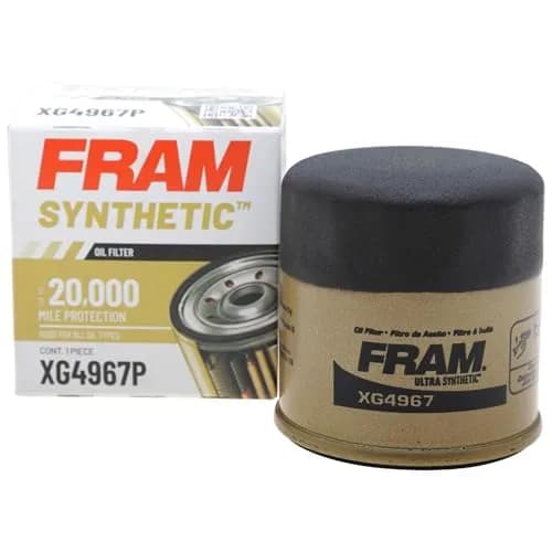 Fram Synthetic XG4967P Engine Oil Filter 3.01 in (7.65 cm) | 20,000 Mile Synthetic Oil Protection thumbnail 1