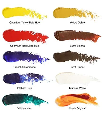 Winsor & Newton Blue 37ml Paint | ASTM D-4236 Certified Oil Paint Set thumbnail 4