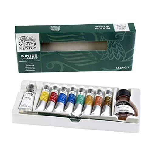 Winsor & Newton Blue 37ml Paint | ASTM D-4236 Certified Oil Paint Set thumbnail 2